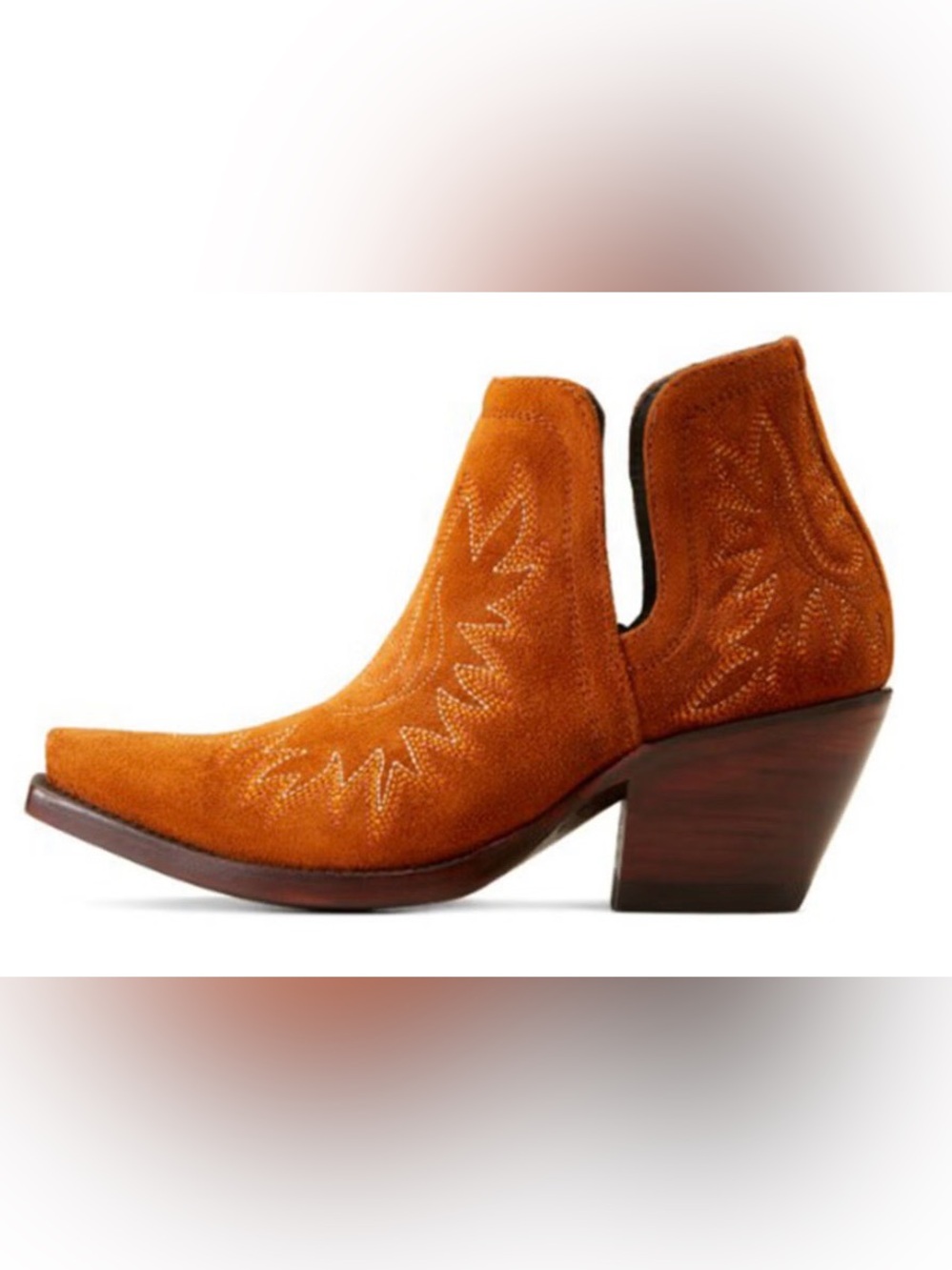 NWOB ARIAT WOMEN'S DIXON FASHION BOOTIES - SNIP TOE Sz 7 - Picture 2 of 16